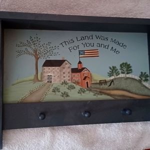 Patriotic book shelf